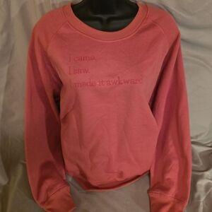 Pink Graphic Sweatshirt